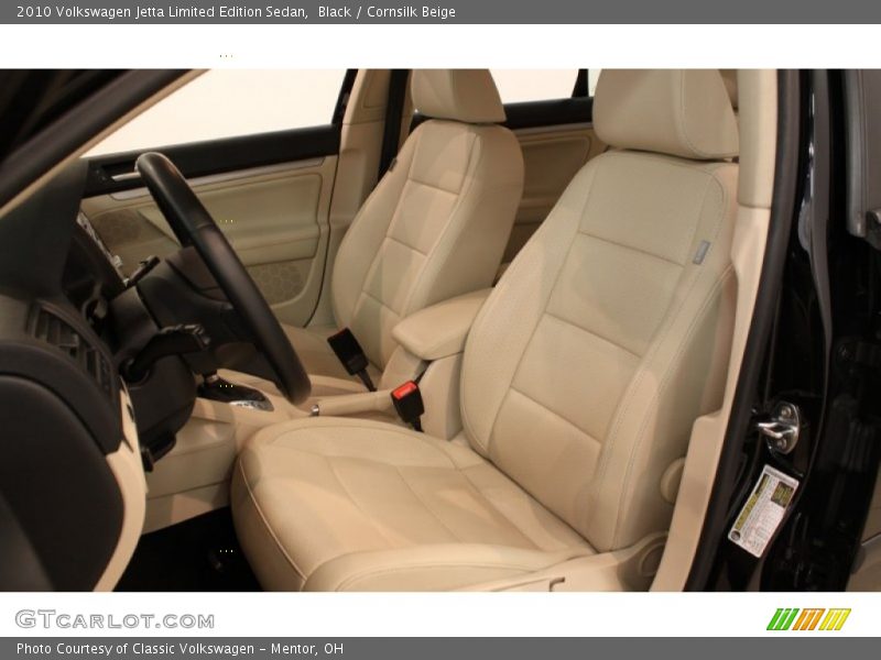Black / Cornsilk Beige 2010 Volkswagen Jetta Limited Edition Sedan
