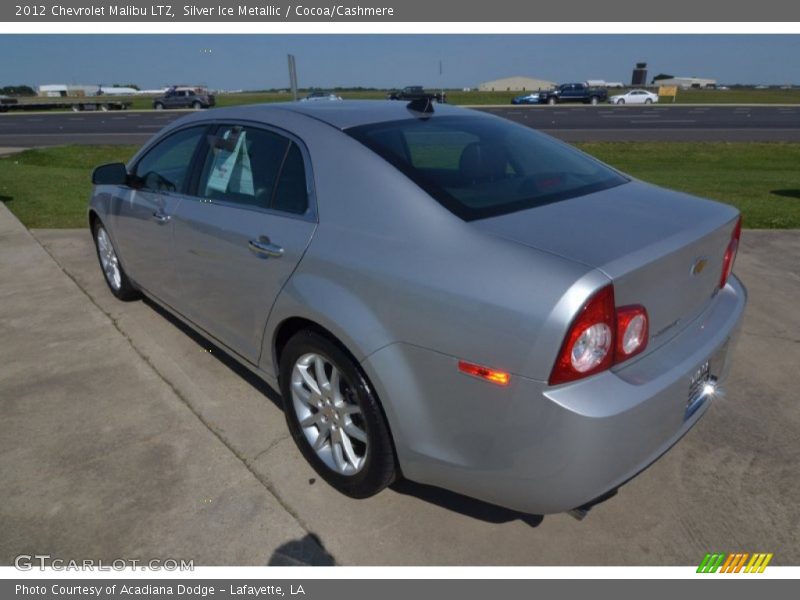 Silver Ice Metallic / Cocoa/Cashmere 2012 Chevrolet Malibu LTZ