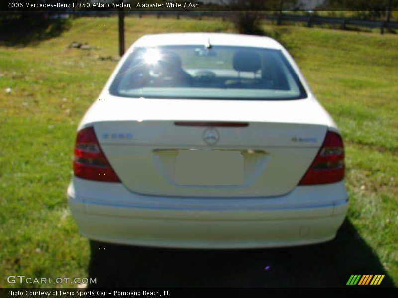 Alabaster White / Ash 2006 Mercedes-Benz E 350 4Matic Sedan