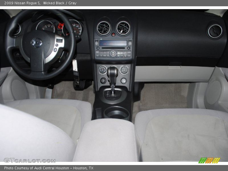Wicked Black / Gray 2009 Nissan Rogue S