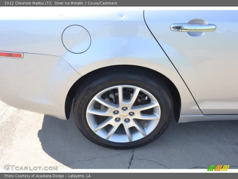 Silver Ice Metallic / Cocoa/Cashmere 2012 Chevrolet Malibu LTZ