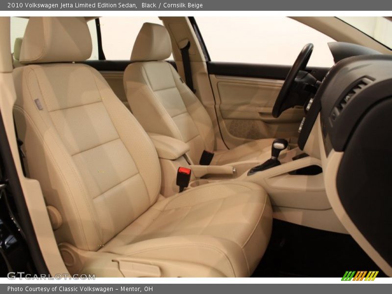 Black / Cornsilk Beige 2010 Volkswagen Jetta Limited Edition Sedan