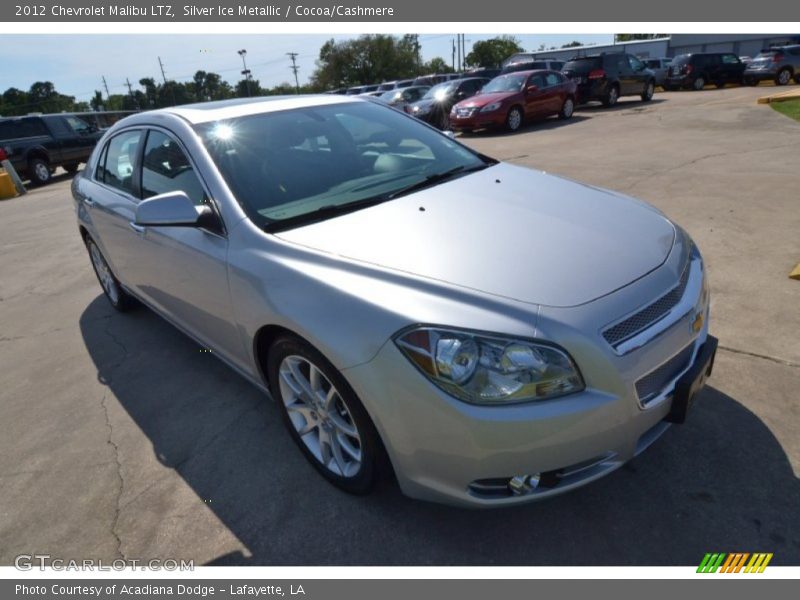 Silver Ice Metallic / Cocoa/Cashmere 2012 Chevrolet Malibu LTZ