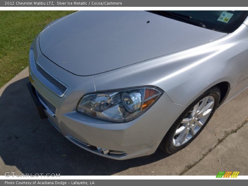 Silver Ice Metallic / Cocoa/Cashmere 2012 Chevrolet Malibu LTZ
