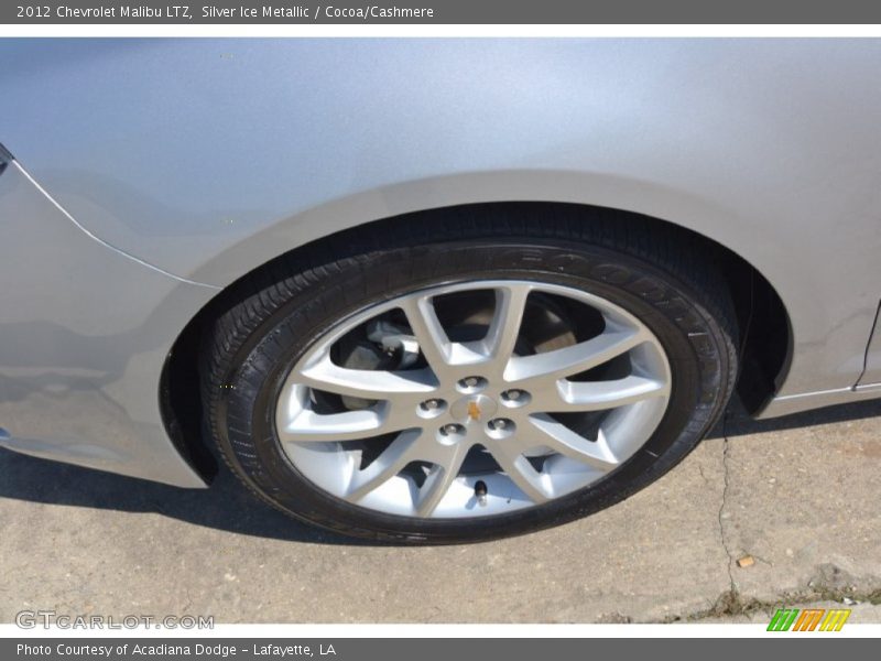 Silver Ice Metallic / Cocoa/Cashmere 2012 Chevrolet Malibu LTZ