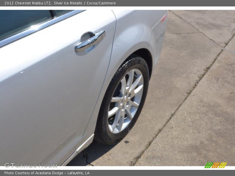 Silver Ice Metallic / Cocoa/Cashmere 2012 Chevrolet Malibu LTZ