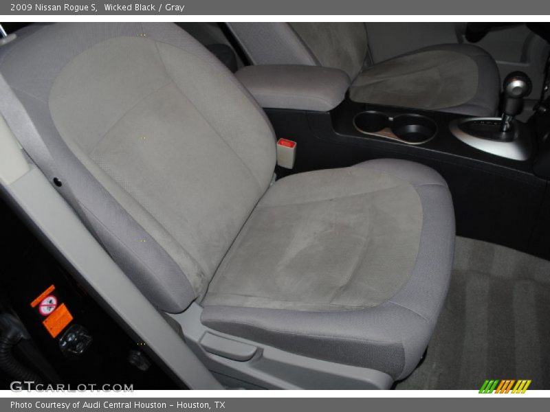 Wicked Black / Gray 2009 Nissan Rogue S