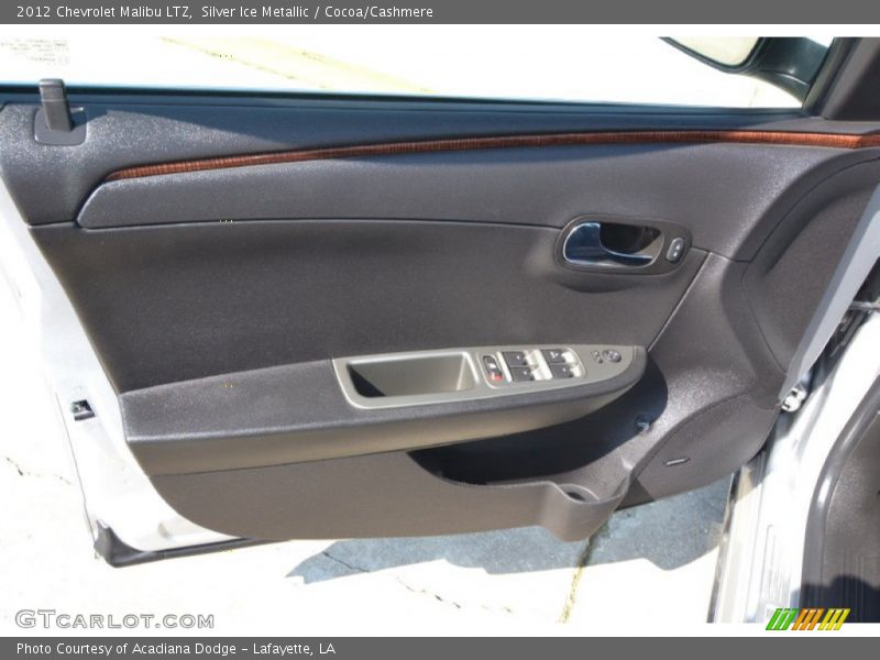 Silver Ice Metallic / Cocoa/Cashmere 2012 Chevrolet Malibu LTZ