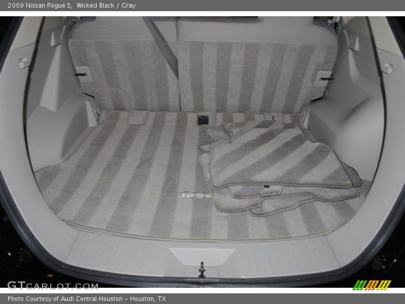 Wicked Black / Gray 2009 Nissan Rogue S