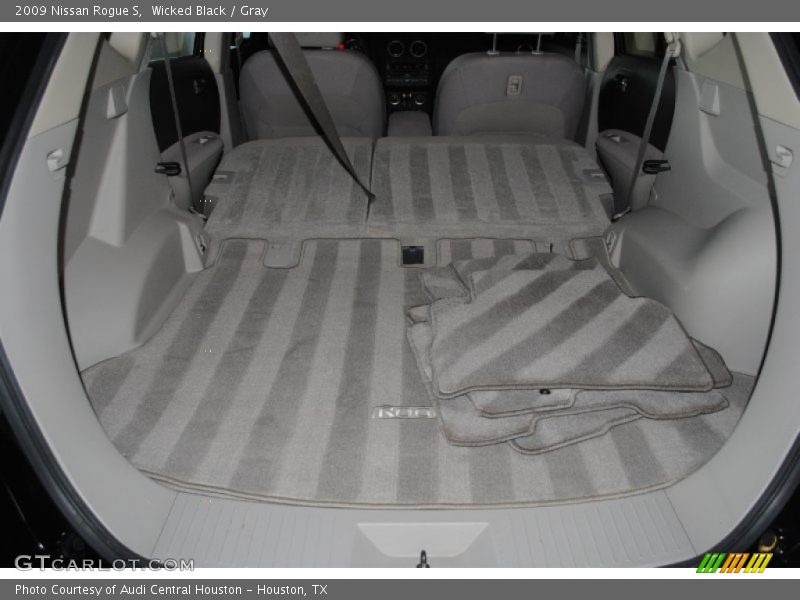Wicked Black / Gray 2009 Nissan Rogue S