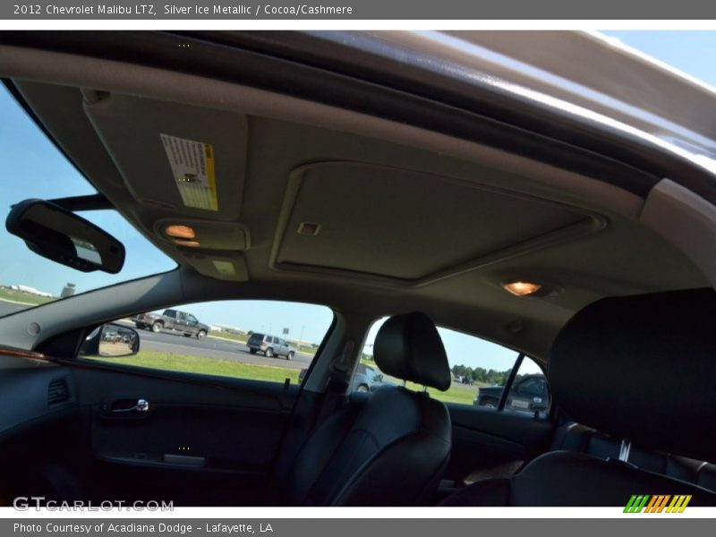Silver Ice Metallic / Cocoa/Cashmere 2012 Chevrolet Malibu LTZ