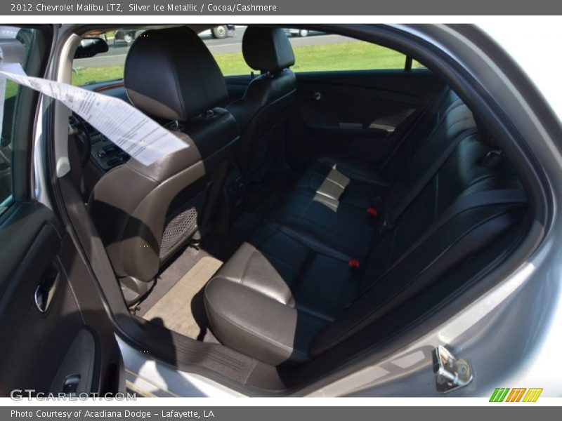 Silver Ice Metallic / Cocoa/Cashmere 2012 Chevrolet Malibu LTZ