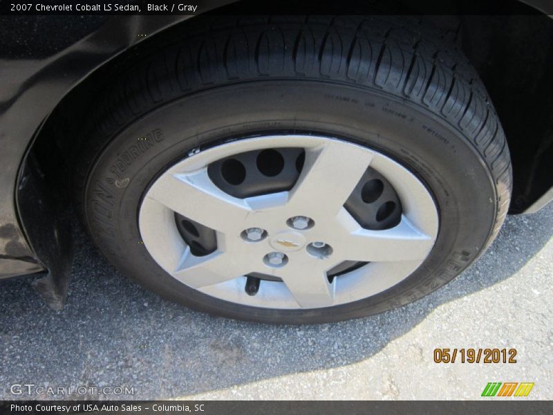 Black / Gray 2007 Chevrolet Cobalt LS Sedan