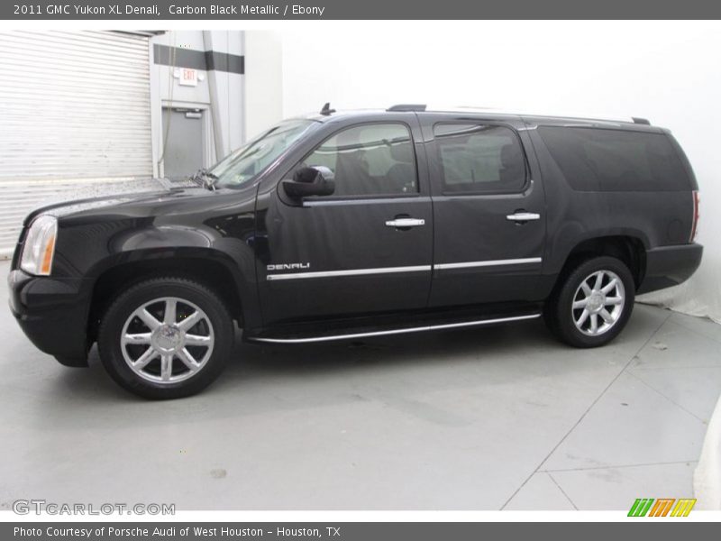 Carbon Black Metallic / Ebony 2011 GMC Yukon XL Denali