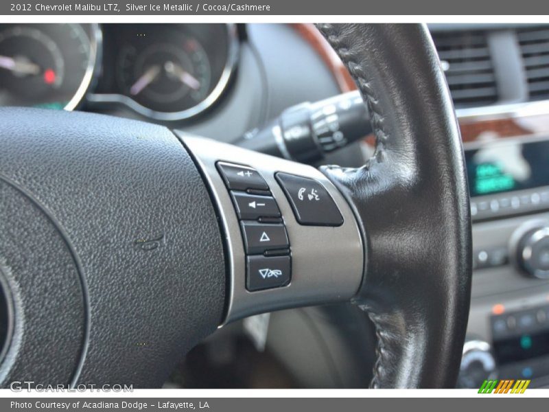 Silver Ice Metallic / Cocoa/Cashmere 2012 Chevrolet Malibu LTZ