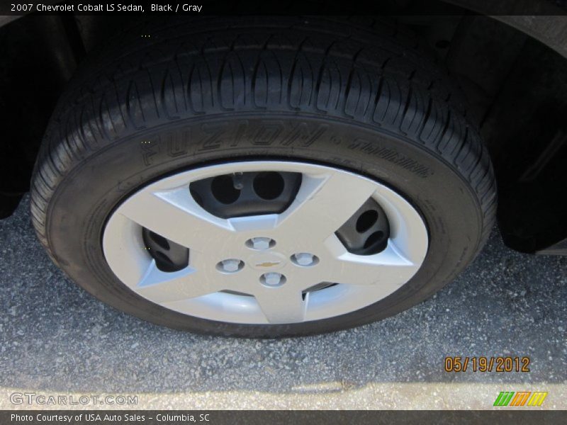 Black / Gray 2007 Chevrolet Cobalt LS Sedan