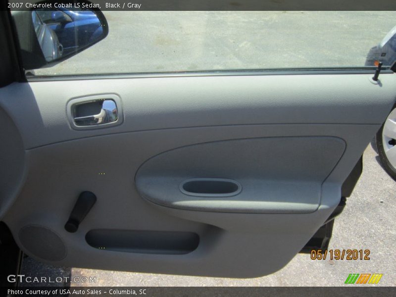 Black / Gray 2007 Chevrolet Cobalt LS Sedan