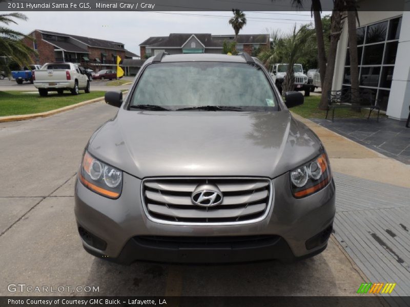 Mineral Gray / Gray 2011 Hyundai Santa Fe GLS