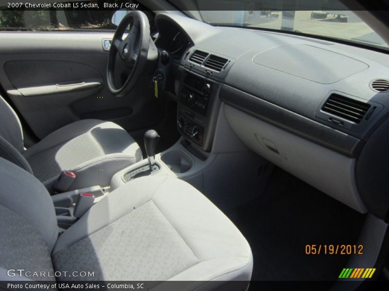 Black / Gray 2007 Chevrolet Cobalt LS Sedan