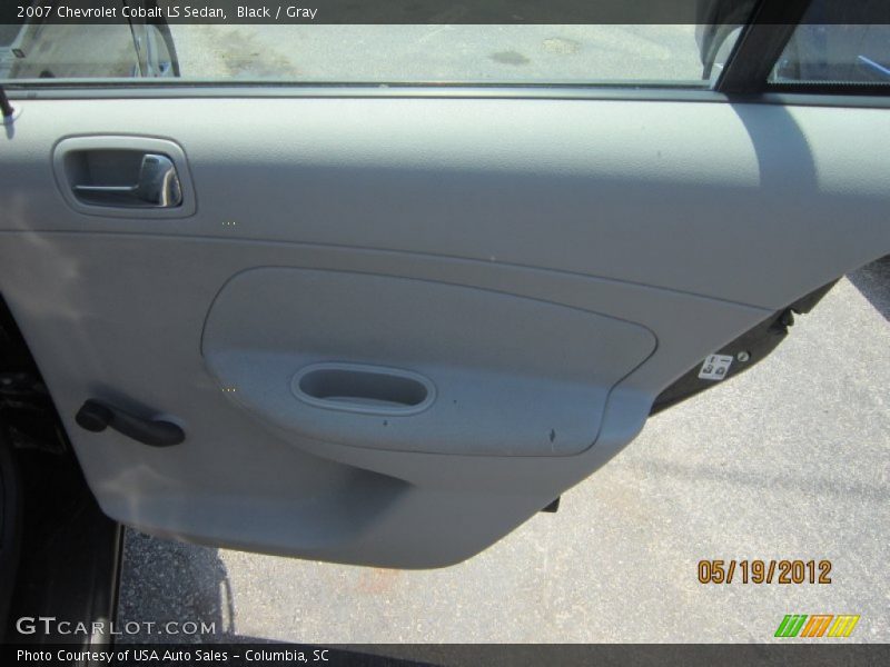 Black / Gray 2007 Chevrolet Cobalt LS Sedan