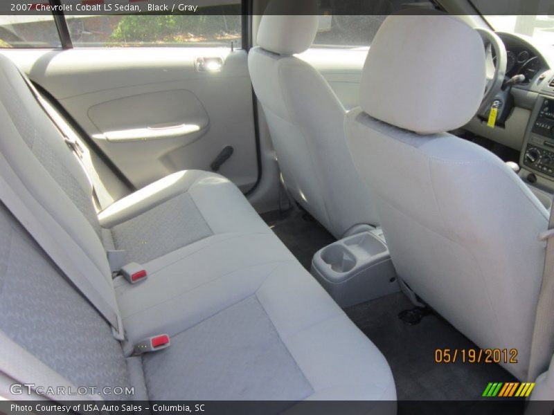 Black / Gray 2007 Chevrolet Cobalt LS Sedan