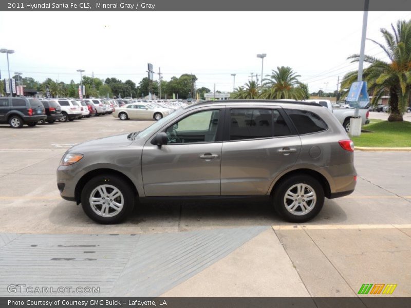 Mineral Gray / Gray 2011 Hyundai Santa Fe GLS