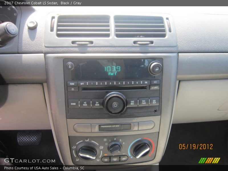 Black / Gray 2007 Chevrolet Cobalt LS Sedan