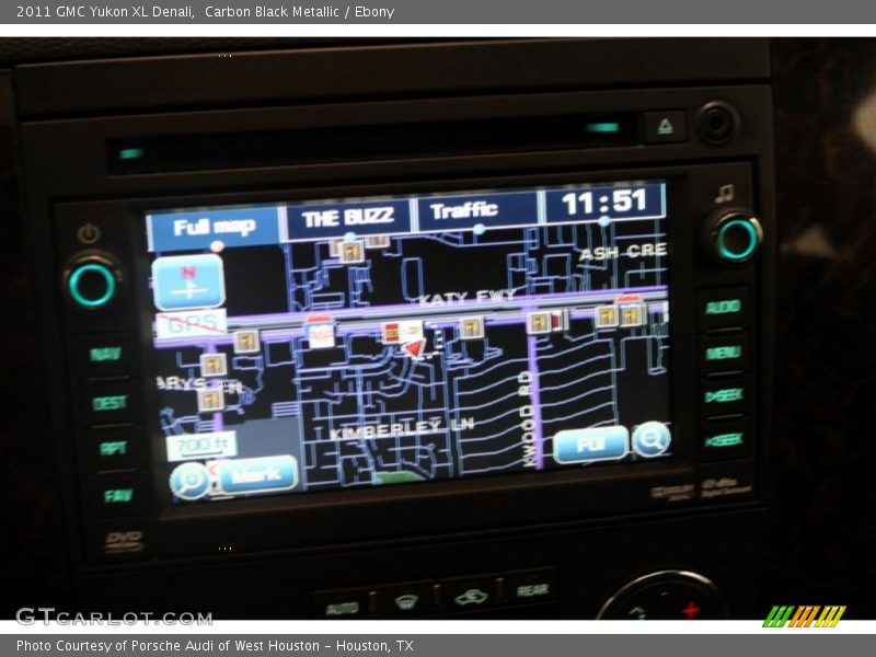 Carbon Black Metallic / Ebony 2011 GMC Yukon XL Denali