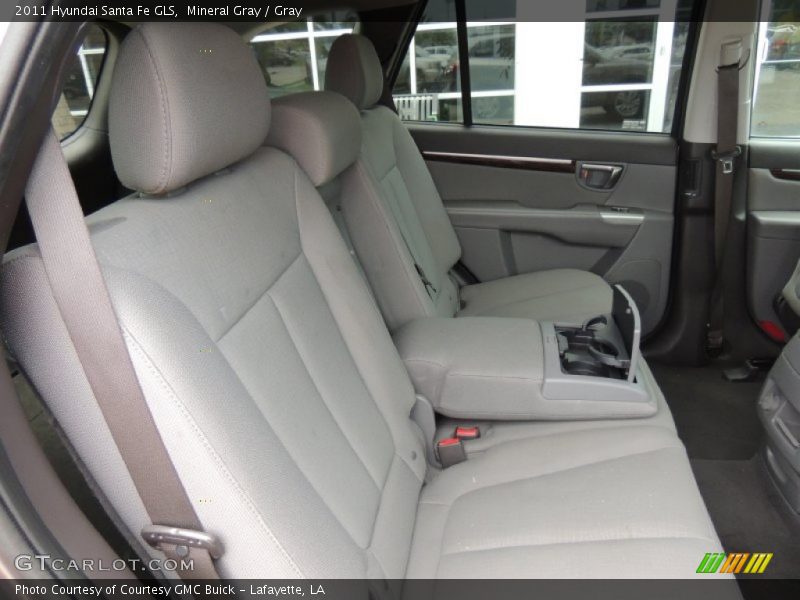 Mineral Gray / Gray 2011 Hyundai Santa Fe GLS