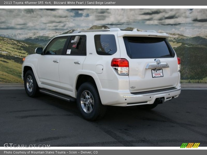 Blizzard White Pearl / Sand Beige Leather 2013 Toyota 4Runner SR5 4x4
