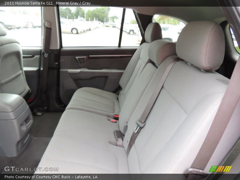 Mineral Gray / Gray 2011 Hyundai Santa Fe GLS