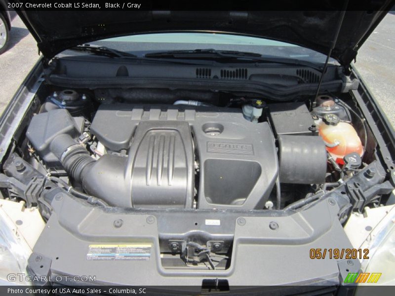 Black / Gray 2007 Chevrolet Cobalt LS Sedan