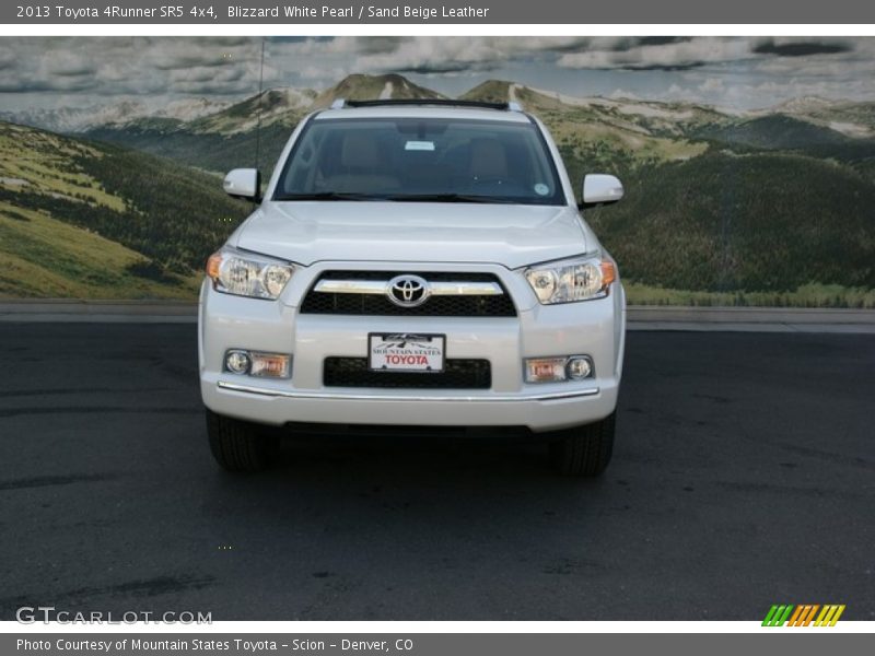 Blizzard White Pearl / Sand Beige Leather 2013 Toyota 4Runner SR5 4x4