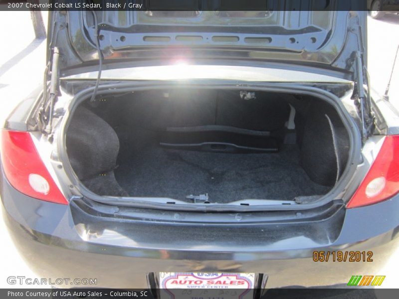Black / Gray 2007 Chevrolet Cobalt LS Sedan