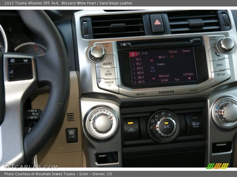 Blizzard White Pearl / Sand Beige Leather 2013 Toyota 4Runner SR5 4x4