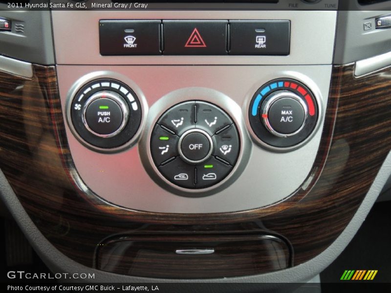 Mineral Gray / Gray 2011 Hyundai Santa Fe GLS