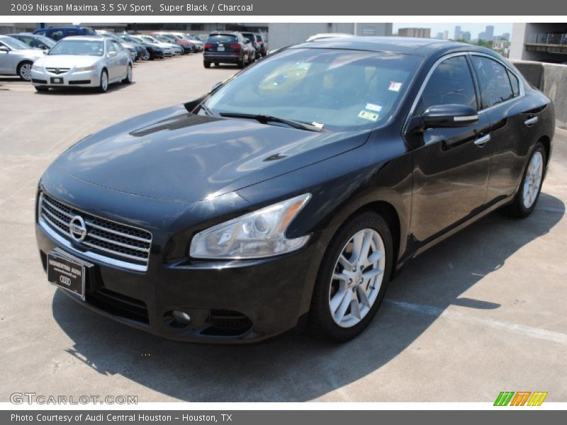 Super Black / Charcoal 2009 Nissan Maxima 3.5 SV Sport