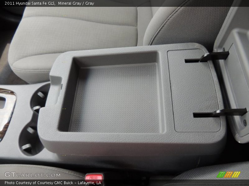 Mineral Gray / Gray 2011 Hyundai Santa Fe GLS