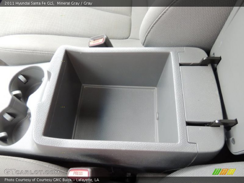 Mineral Gray / Gray 2011 Hyundai Santa Fe GLS