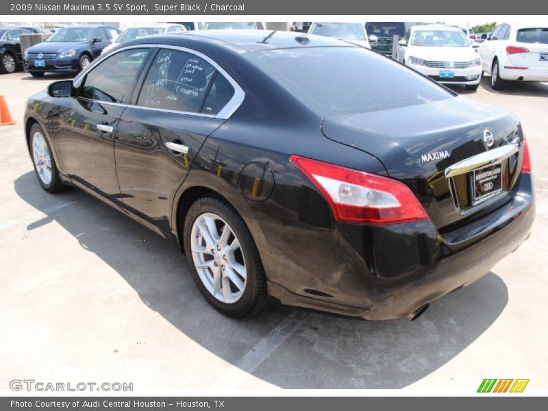 Super Black / Charcoal 2009 Nissan Maxima 3.5 SV Sport