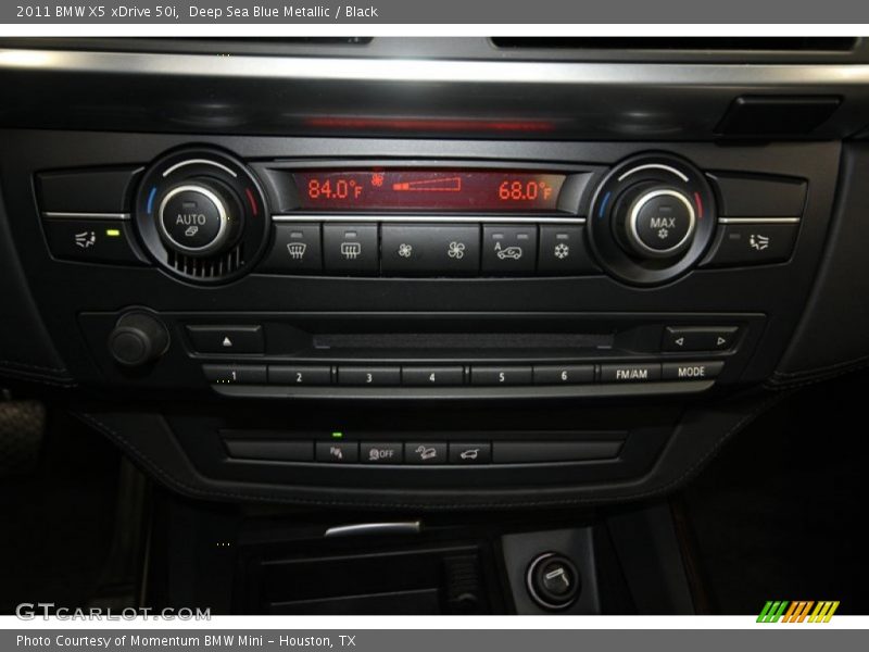 Deep Sea Blue Metallic / Black 2011 BMW X5 xDrive 50i