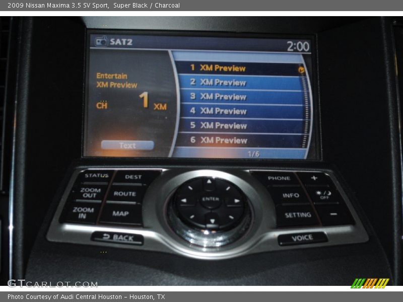 Super Black / Charcoal 2009 Nissan Maxima 3.5 SV Sport