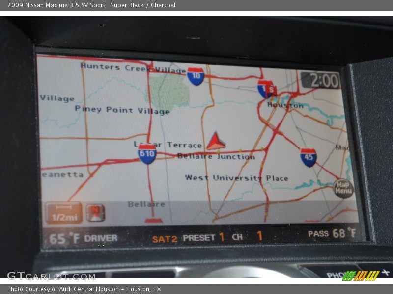 Super Black / Charcoal 2009 Nissan Maxima 3.5 SV Sport
