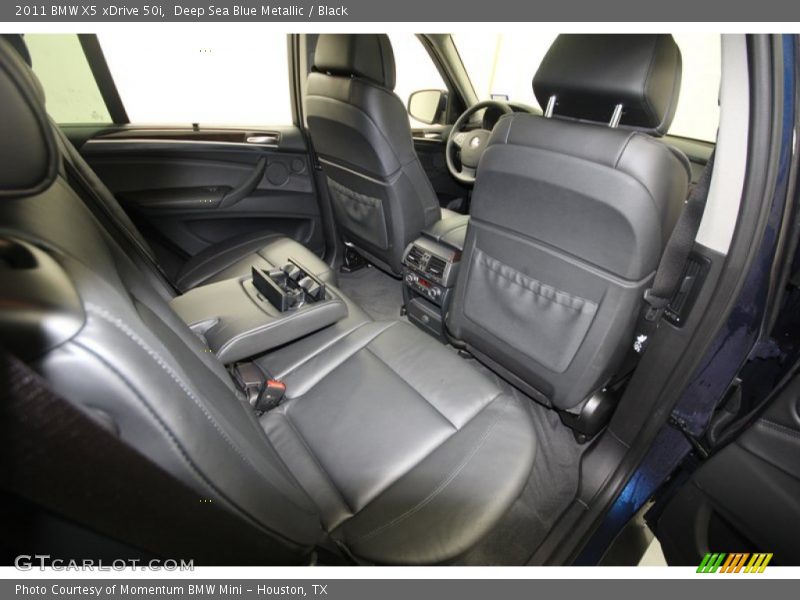 Deep Sea Blue Metallic / Black 2011 BMW X5 xDrive 50i