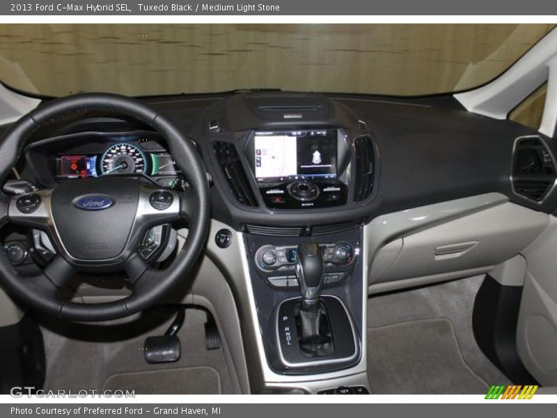 Dashboard of 2013 C-Max Hybrid SEL