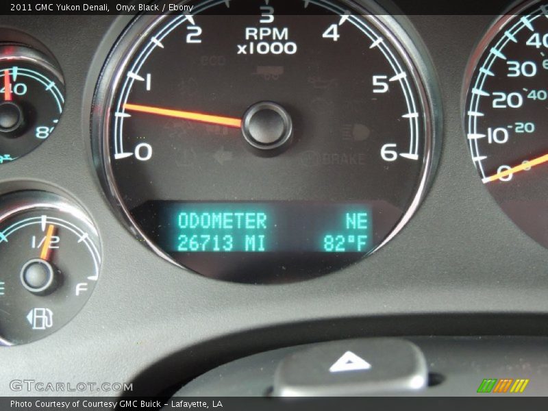 Onyx Black / Ebony 2011 GMC Yukon Denali