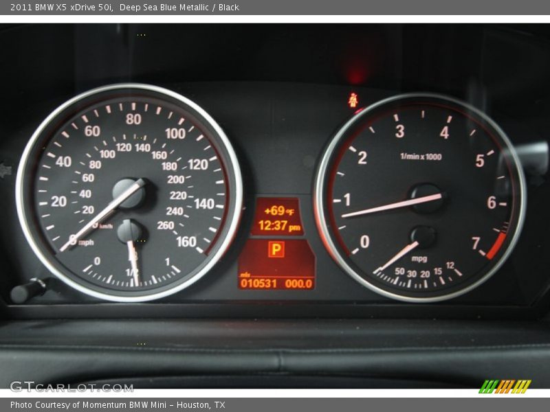  2011 X5 xDrive 50i xDrive 50i Gauges