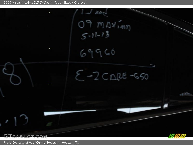 Super Black / Charcoal 2009 Nissan Maxima 3.5 SV Sport