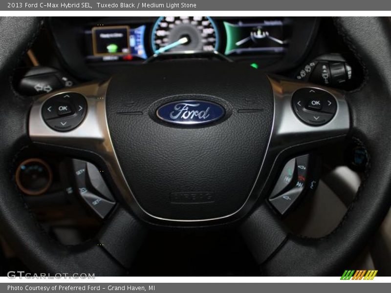 Tuxedo Black / Medium Light Stone 2013 Ford C-Max Hybrid SEL