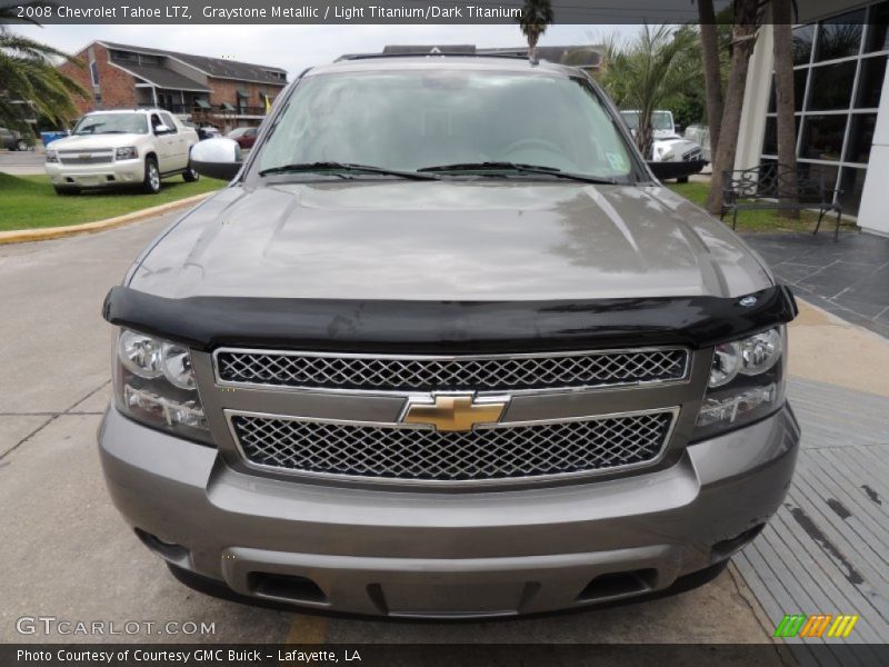 Graystone Metallic / Light Titanium/Dark Titanium 2008 Chevrolet Tahoe LTZ